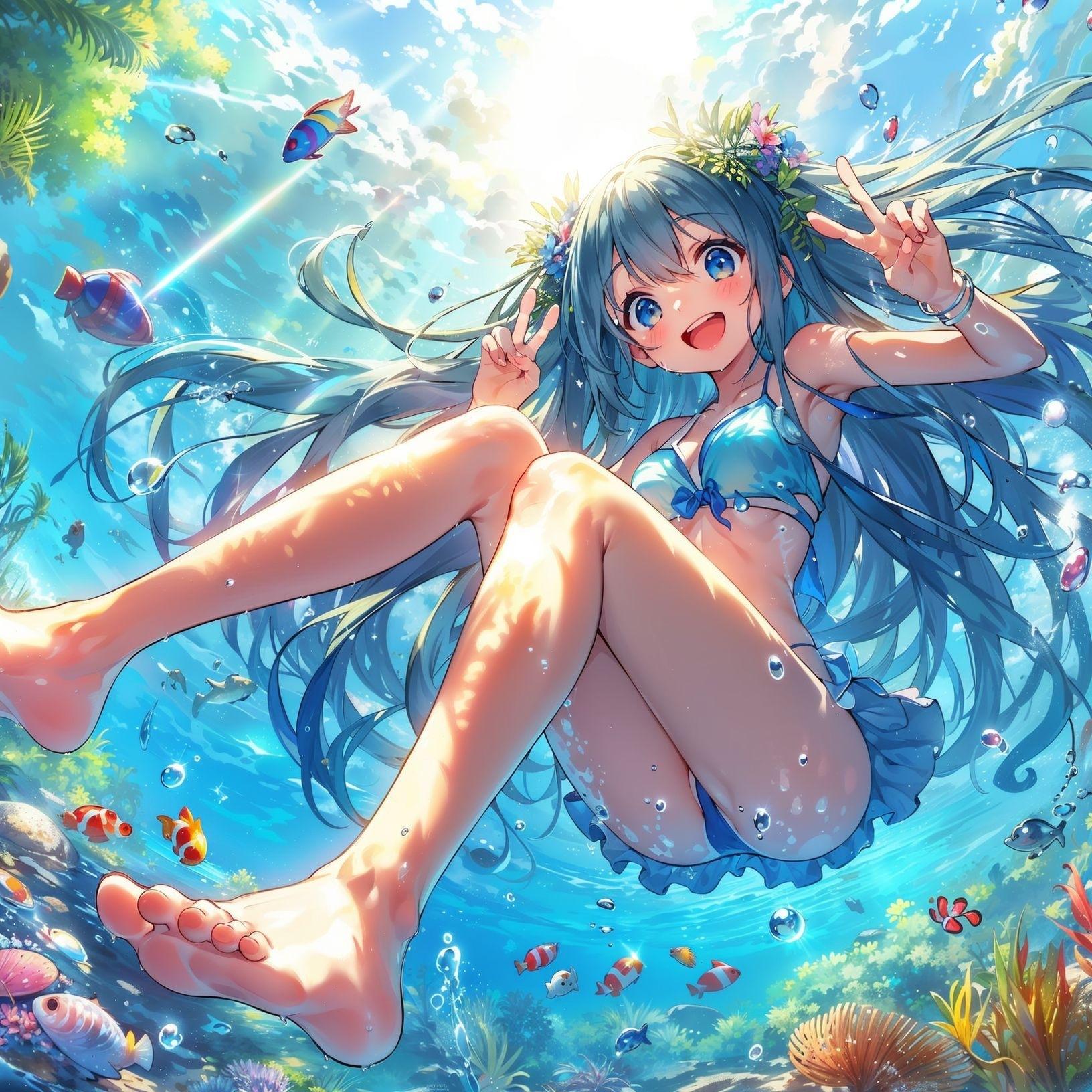 海の少女