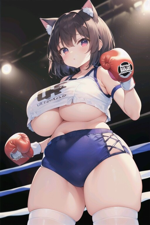 下から