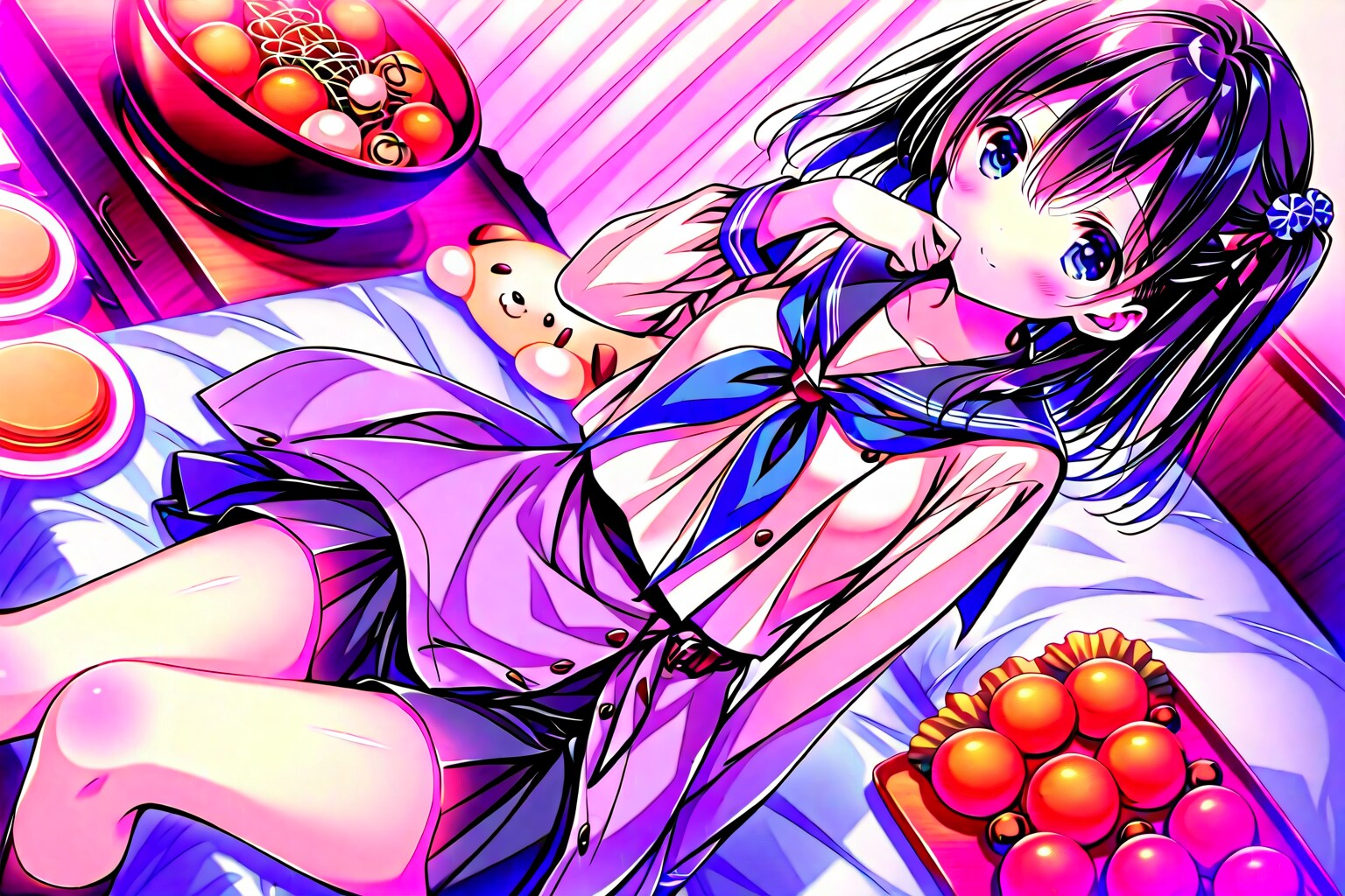 くまさんと内緒の時間 | の人気AIイラスト・グラビア