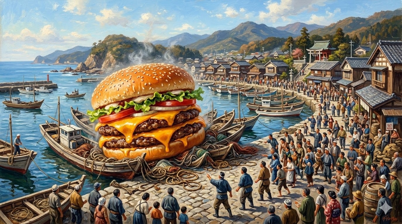 活気ある漁師町 | の人気AIイラスト・グラビア