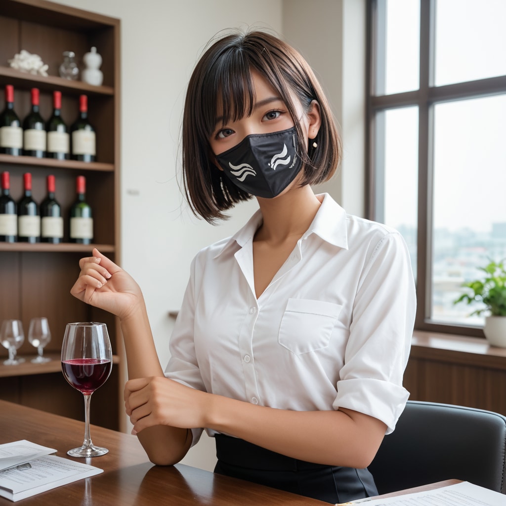 やんちゃなマスクのメグミさん