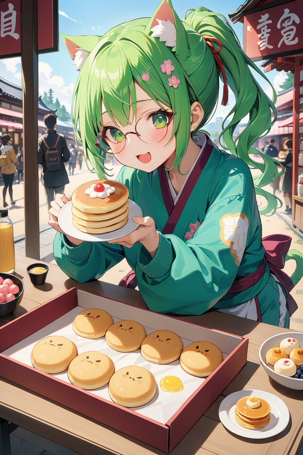 今日の任意焼き