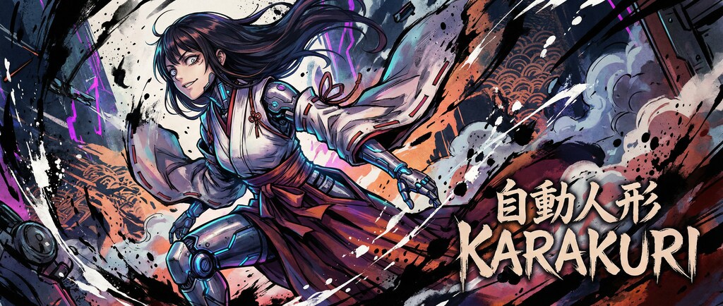 和イバーパンク #02 (巫女)