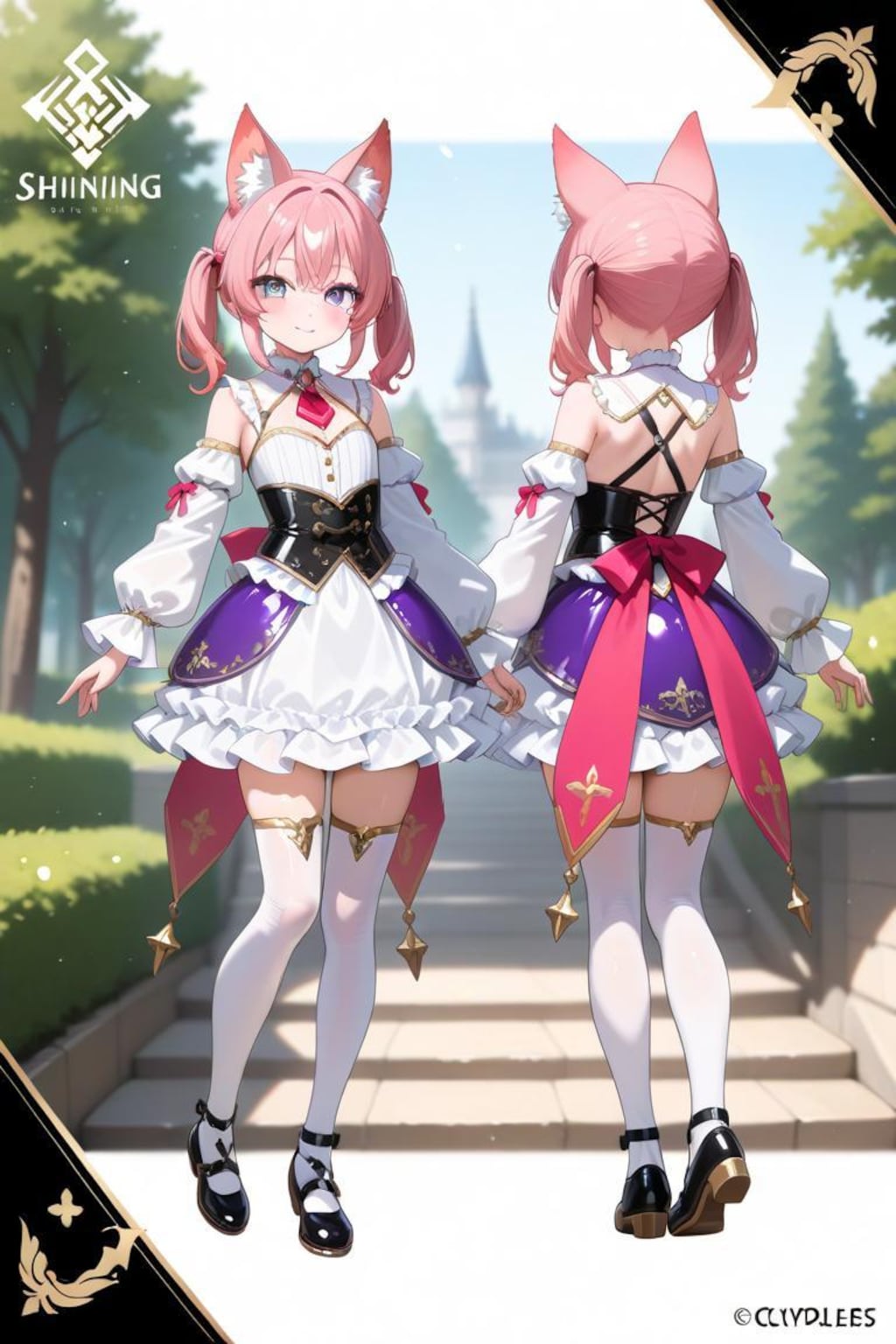 オリジナルキャラクター　ファンタジー衣装