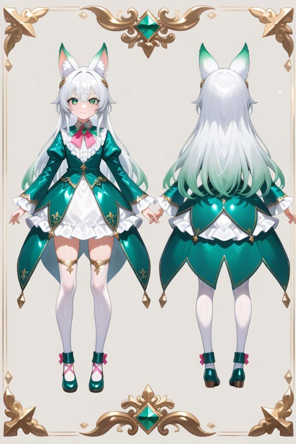 オリジナルキャラクター　ファンタジー衣装