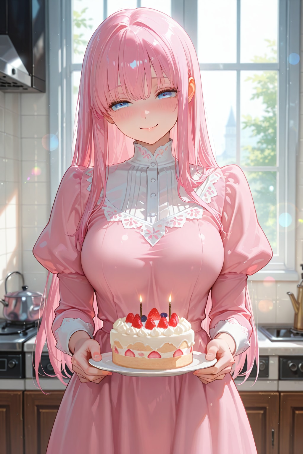 ケーキを作ったお嬢 ECHIDNAちゃん | の人気AIイラスト・グラビア