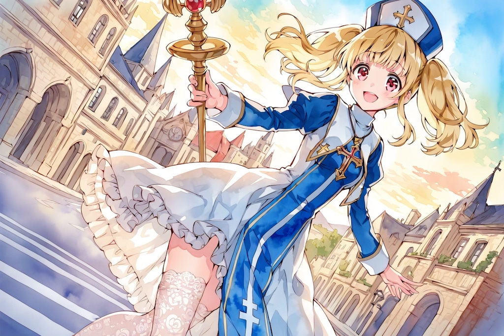 僧侶ちゃん、ファンタジー世界を旅行中