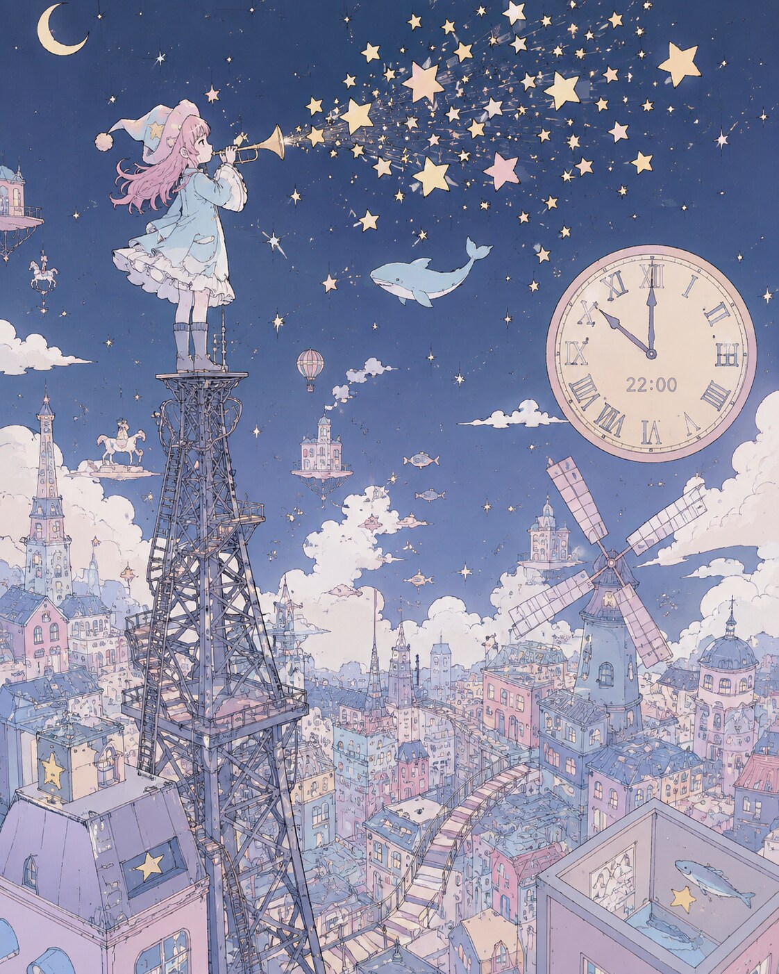 夜の当番 | の人気AIイラスト・グラビア