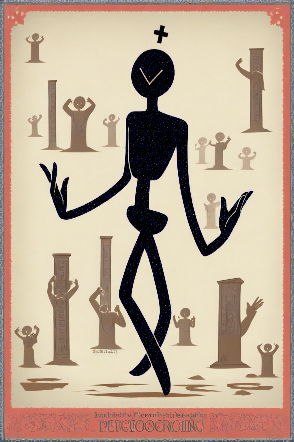 洞窟壁画みたいに描いてくれと注文した結果 | の人気AIイラスト・グラビア