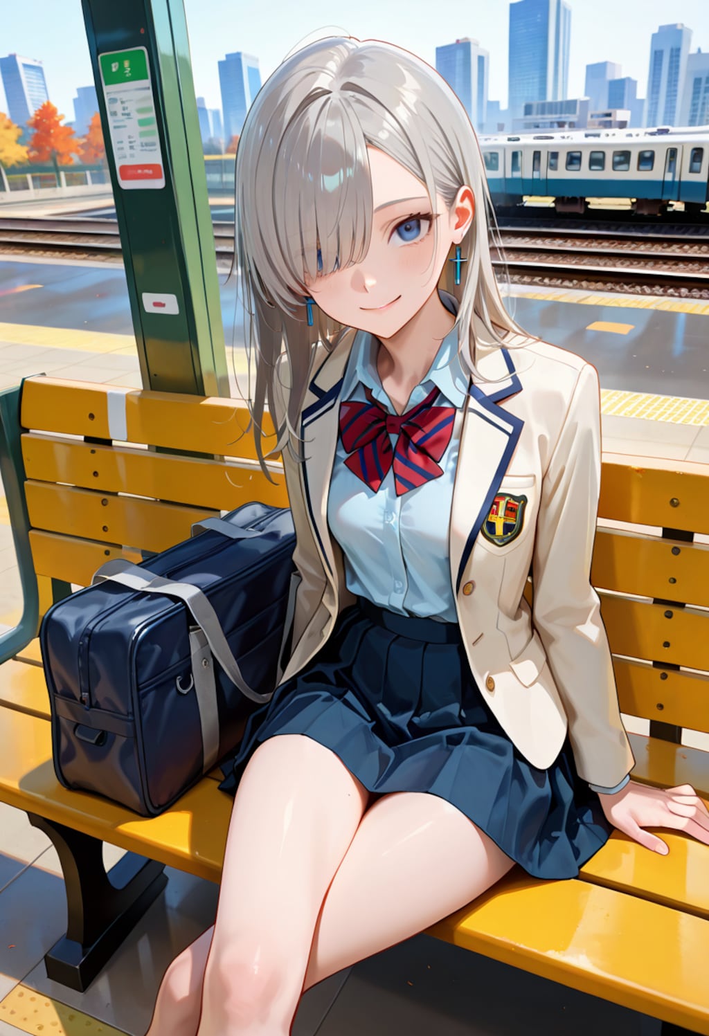 由璃亜 school uniform (3)