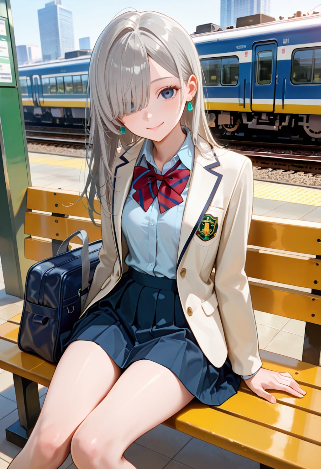 由璃亜 school uniform (3)