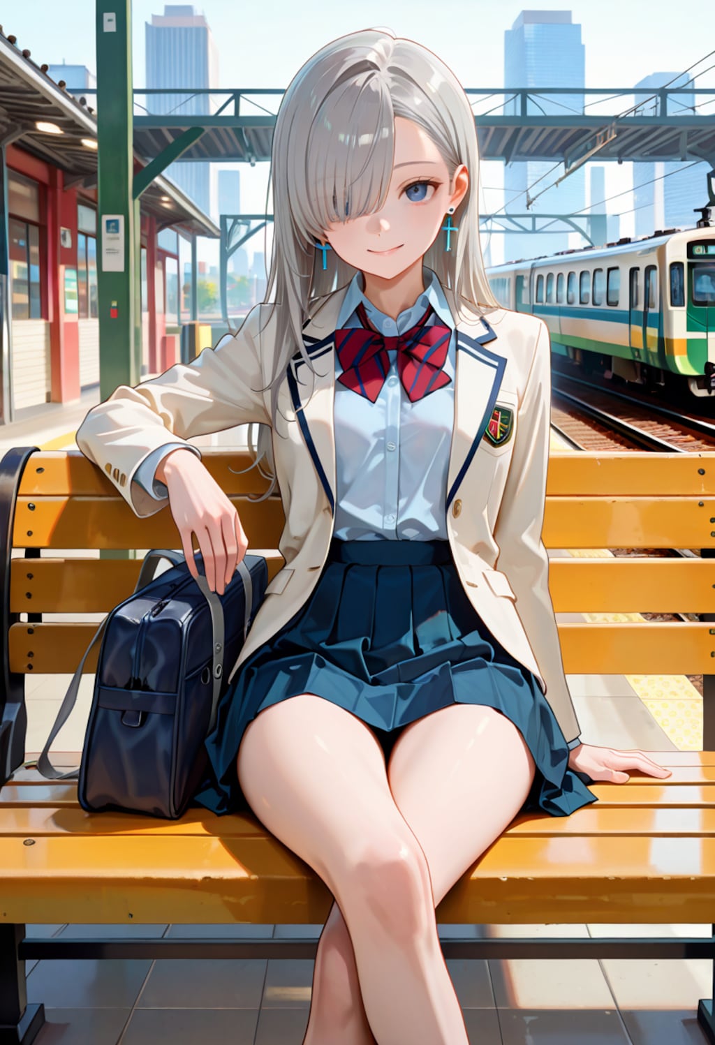 由璃亜 school uniform (3)