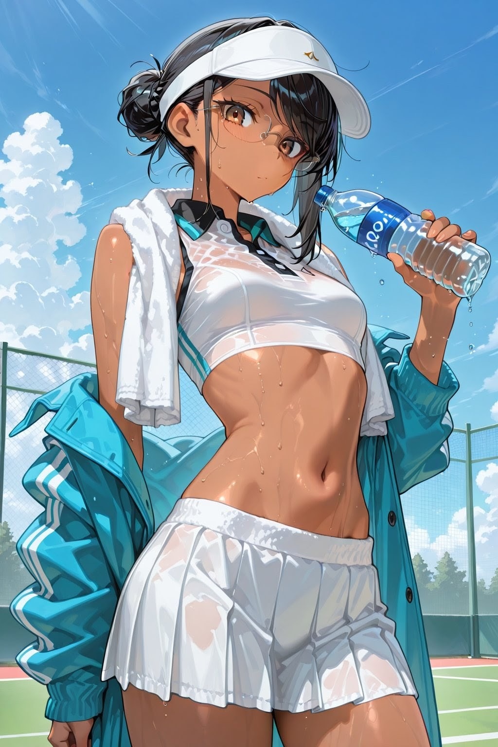 テニスウェアの小宮満ちゃん