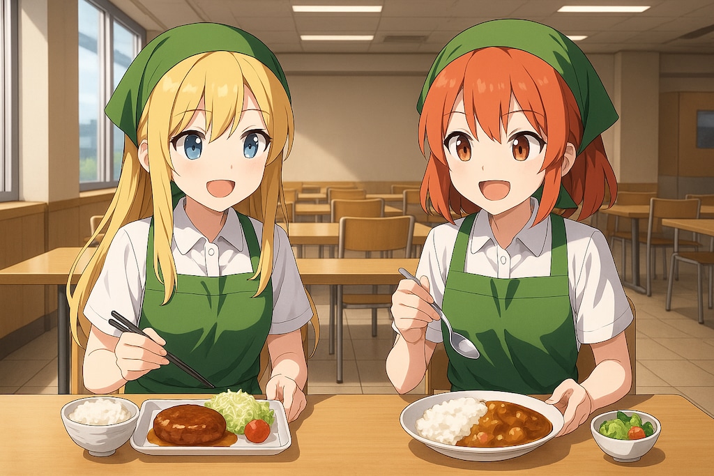 休憩中、もぐもぐもぐ