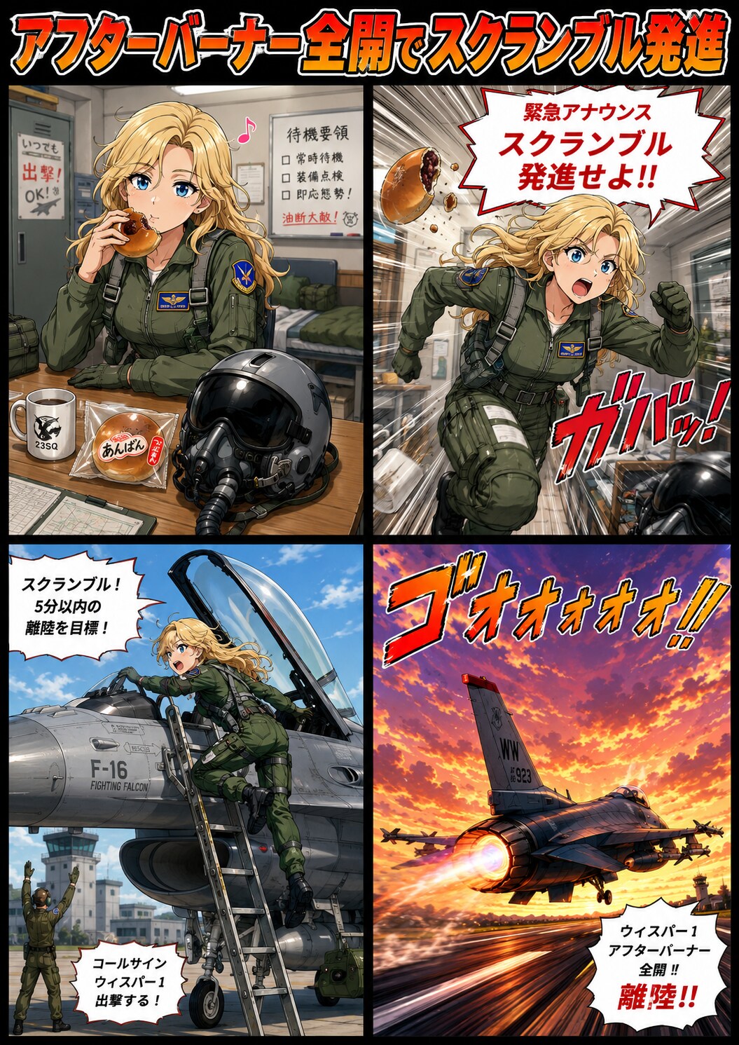 スクランブル発進