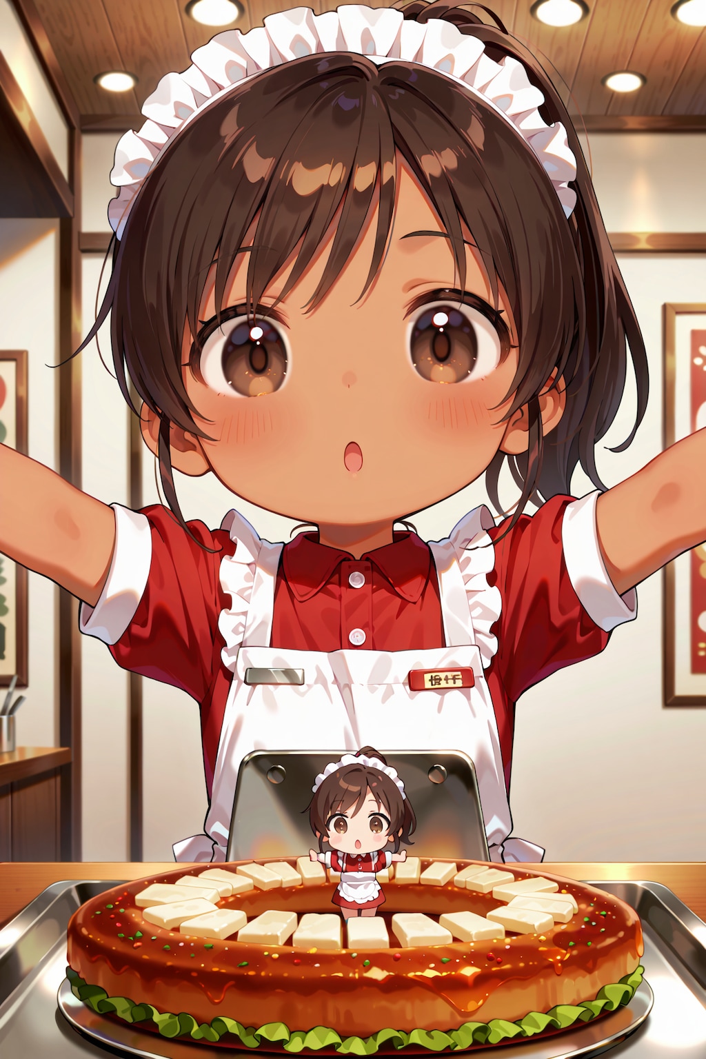 ちびキャラウェイトレスさん Z106