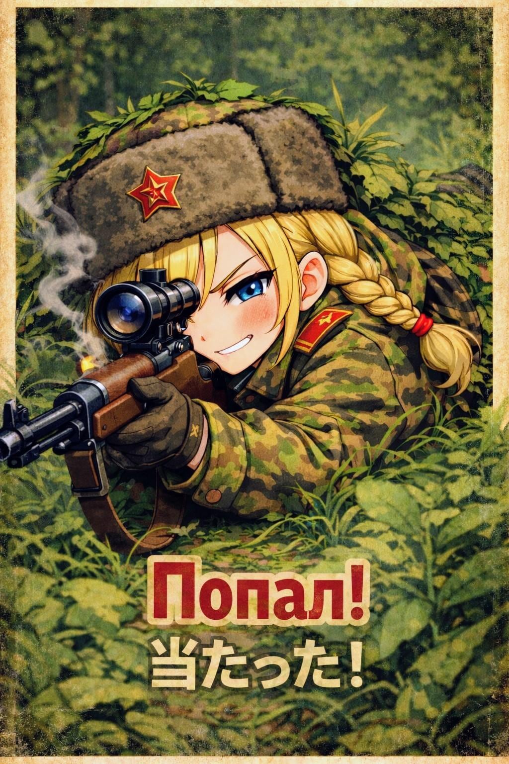 ソ連赤軍スナイパーお姉やん