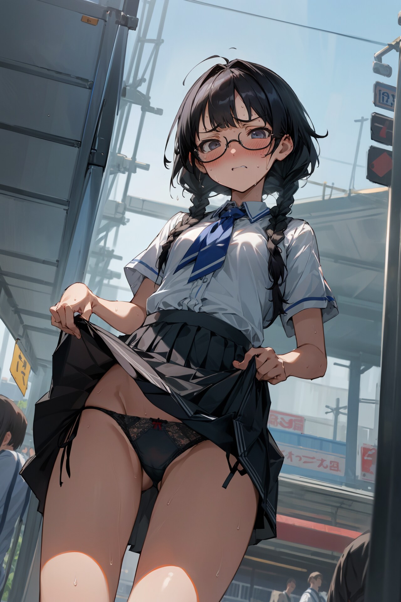 見せればいいんでしょ、変態・・・！