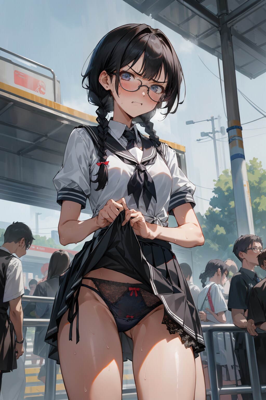 見せればいいんでしょ、変態・・・！
