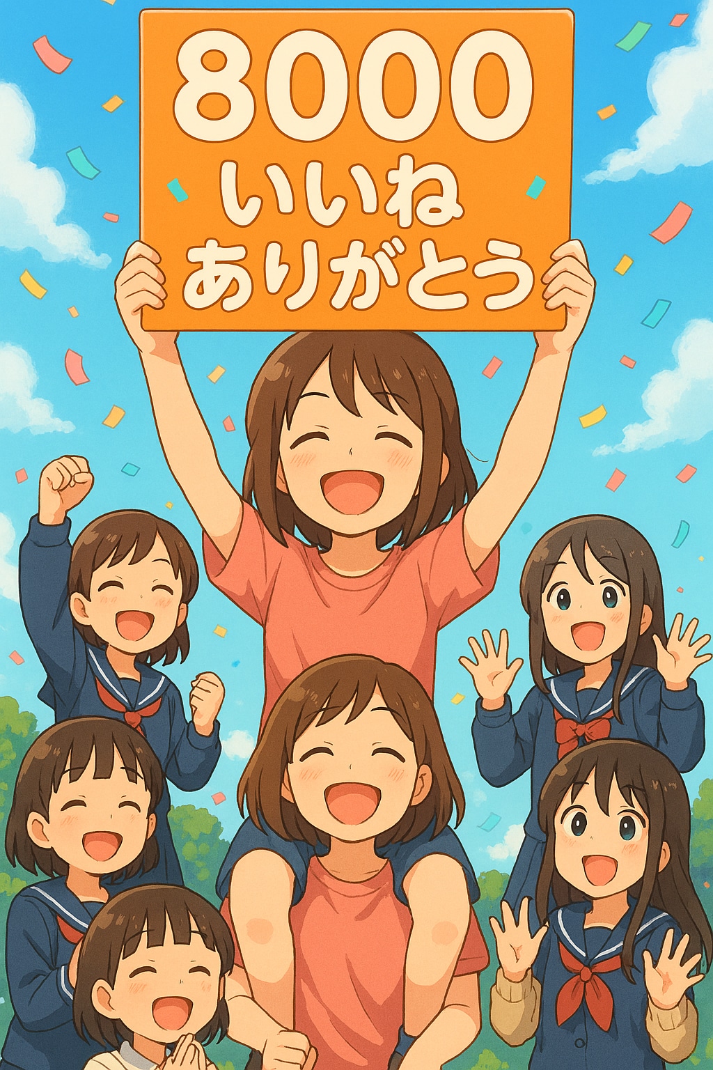 ナイクロソフトより、8000いいねありがとう