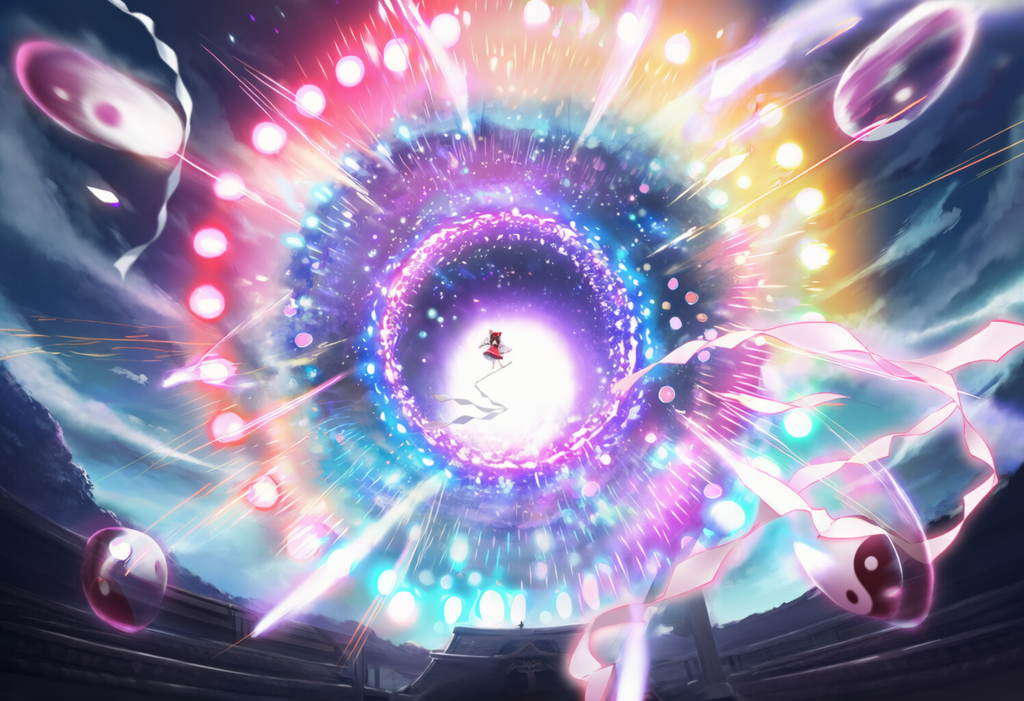 東方　博麗霊夢　弾幕ごっこ　ワイド版