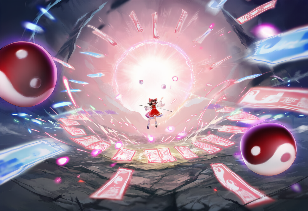 東方　博麗霊夢　弾幕ごっこ　ワイド版