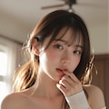 見つめる姫 3枚目