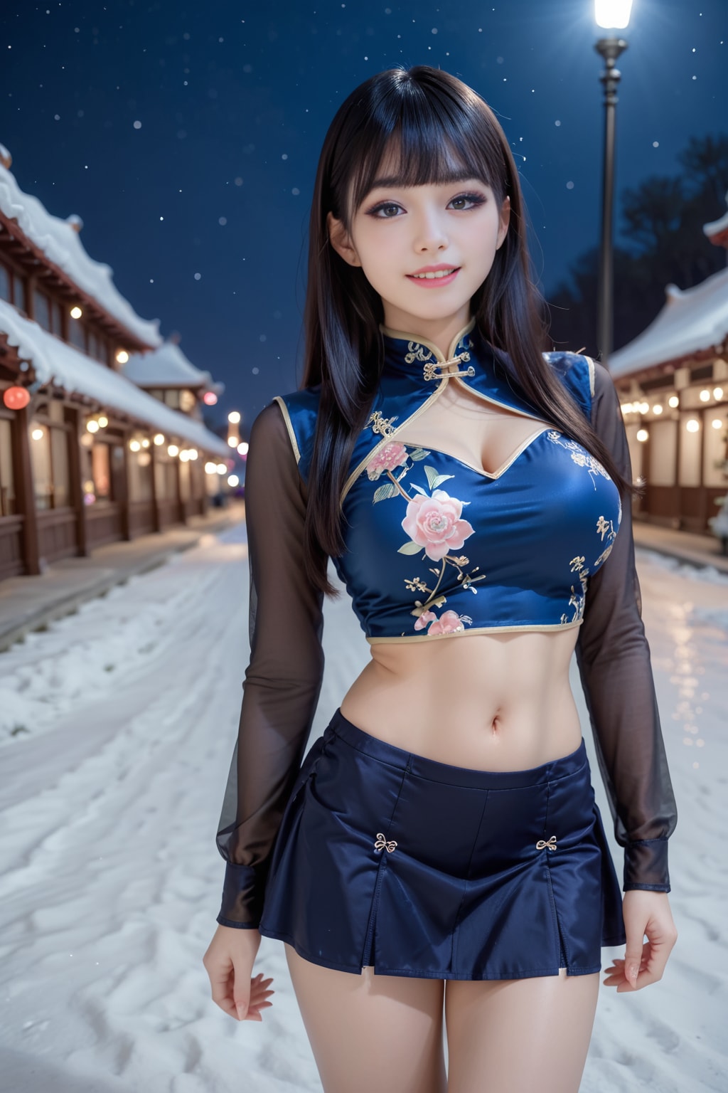 チャイナドレスの美女