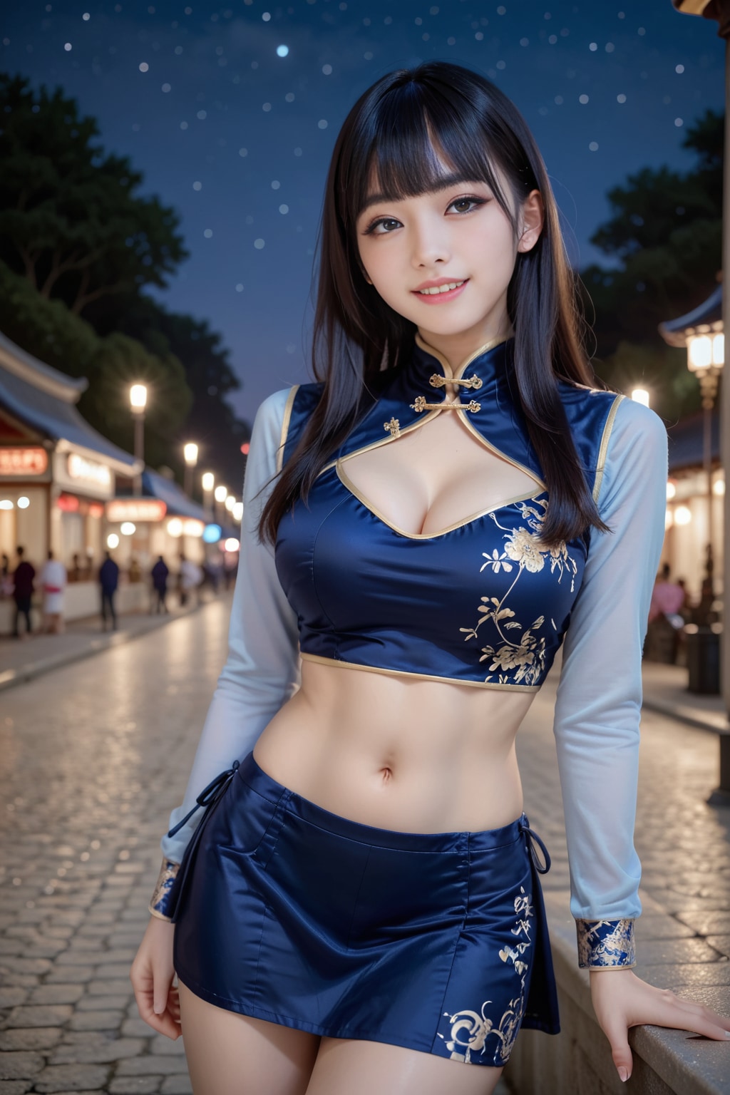 チャイナドレスの美女