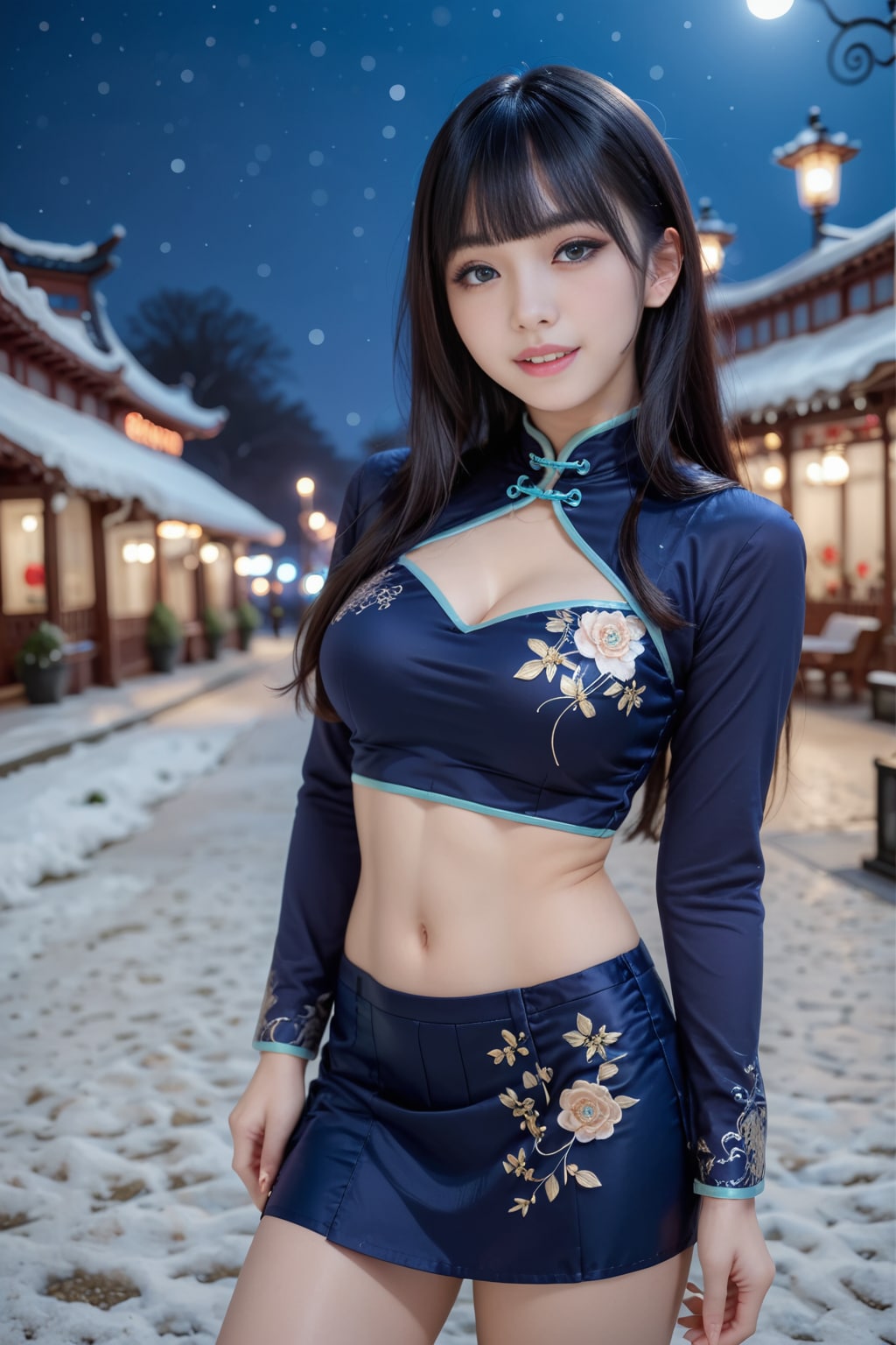 チャイナドレスの美女