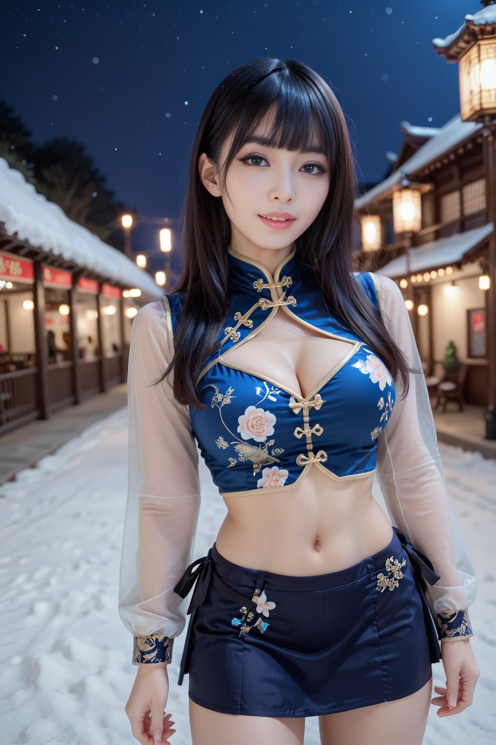 チャイナドレスの美女