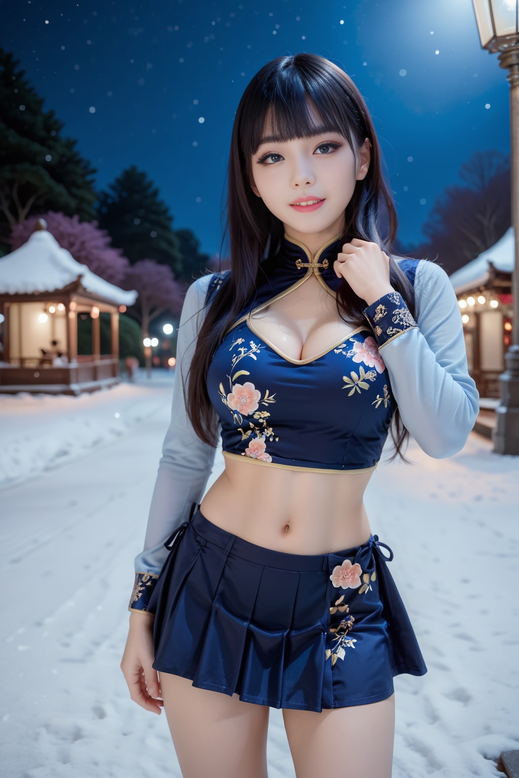 チャイナドレスの美女