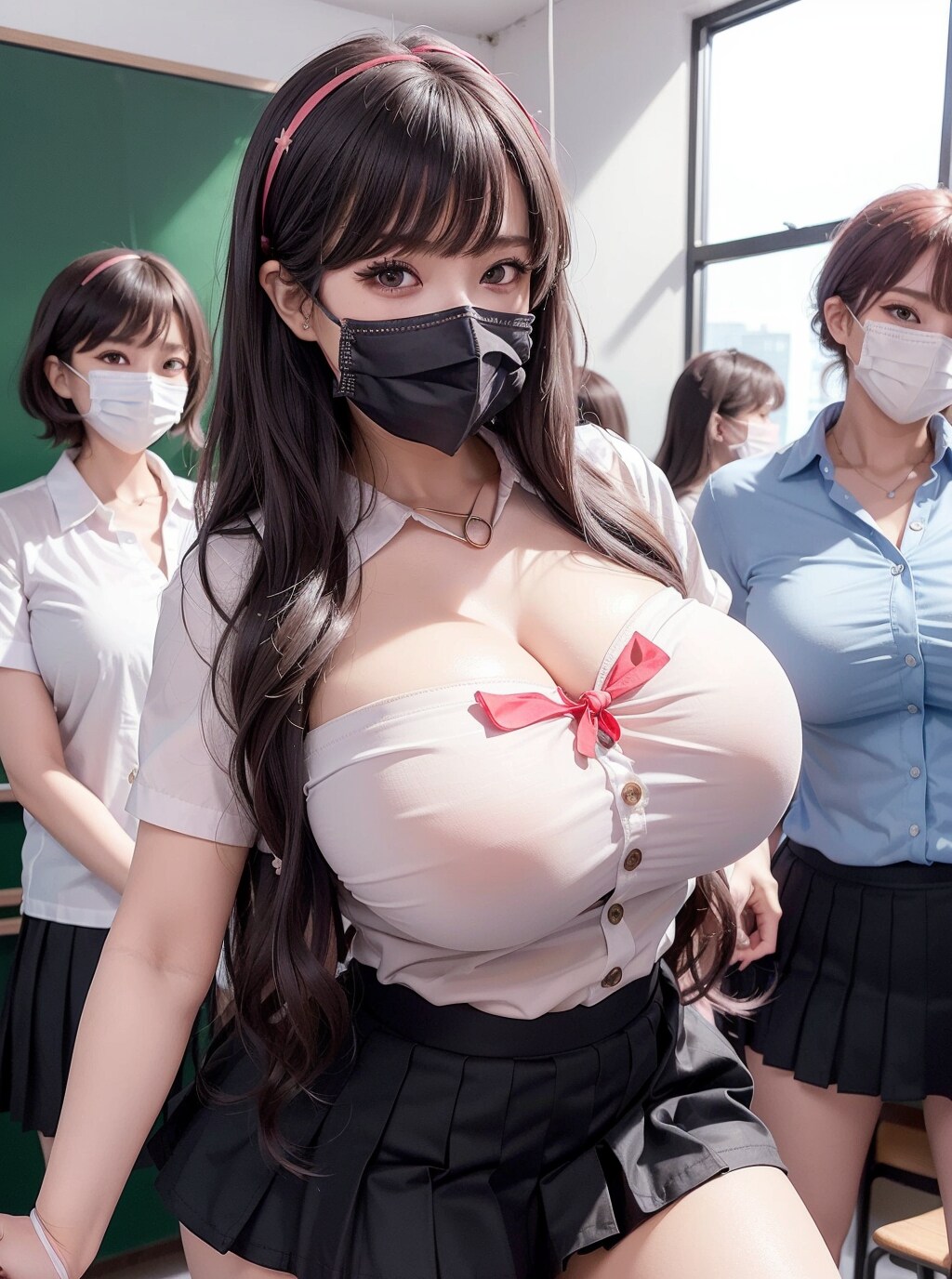 覗いてるのばれてるよ
