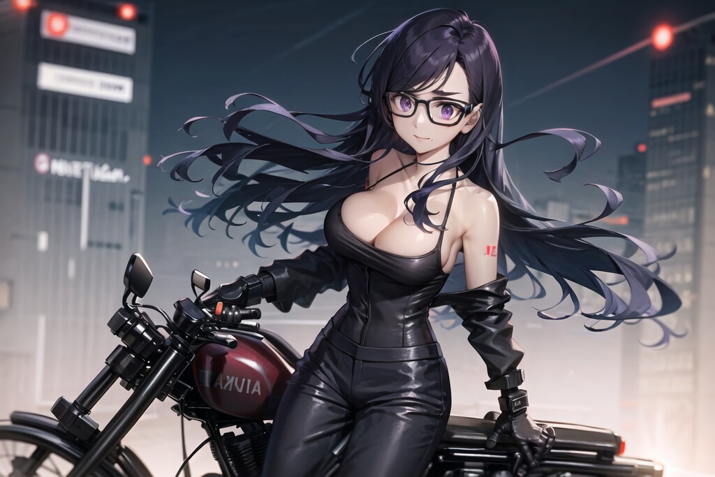 バイクと南方ひづる