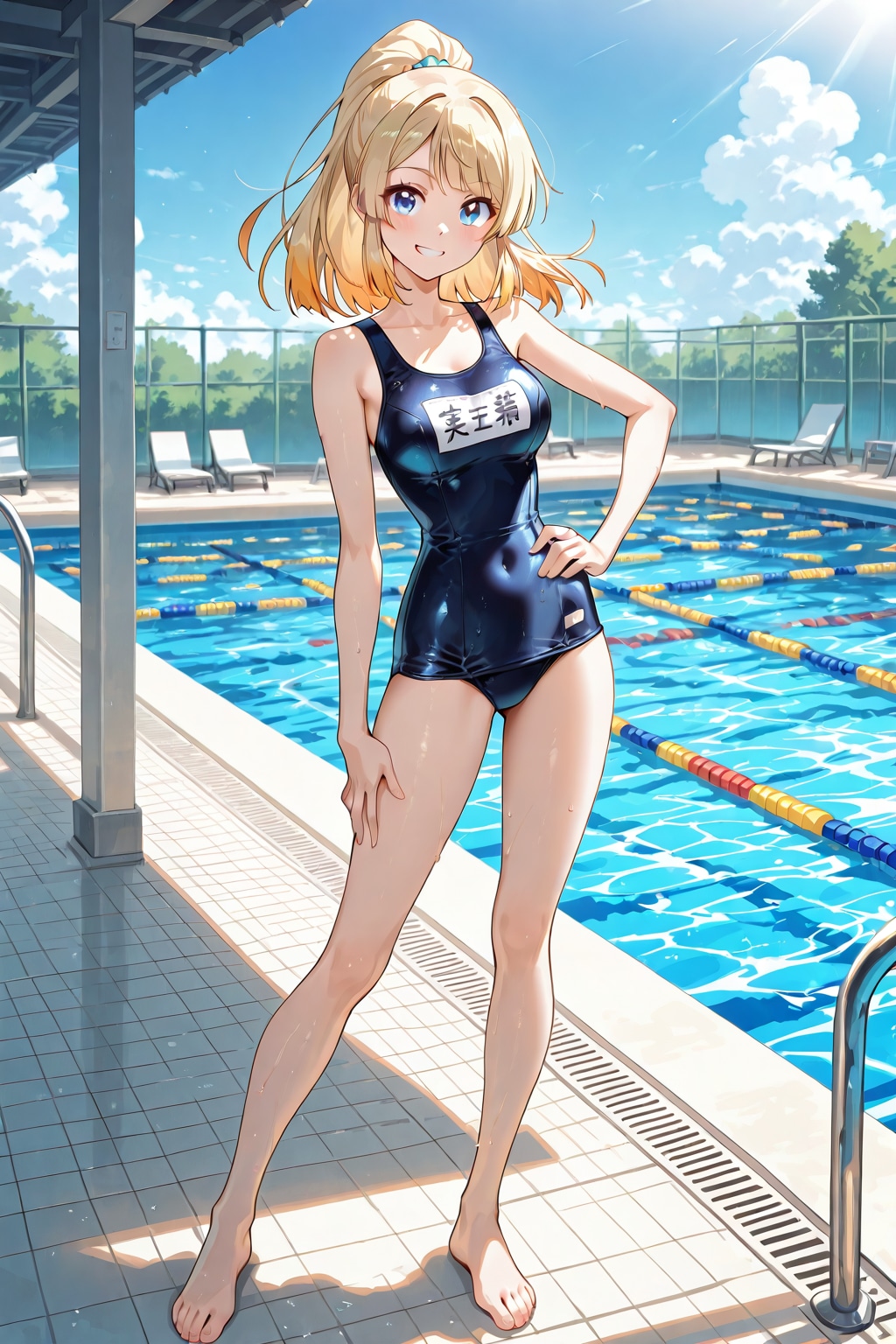 モデル立ち