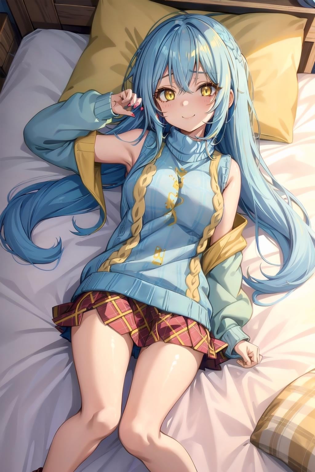 お家デート　青髪ちゃんver