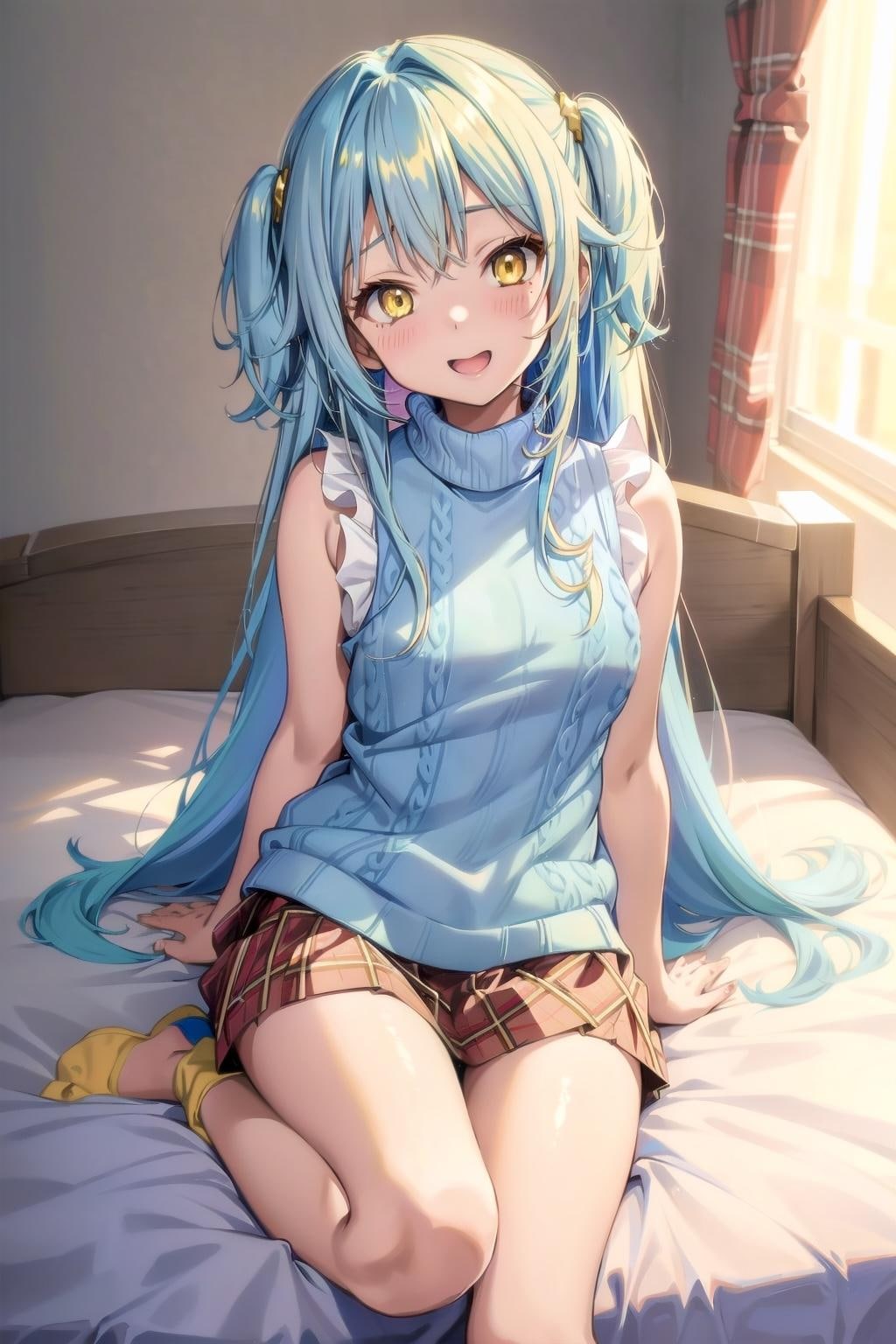 お家デート　青髪ちゃんver