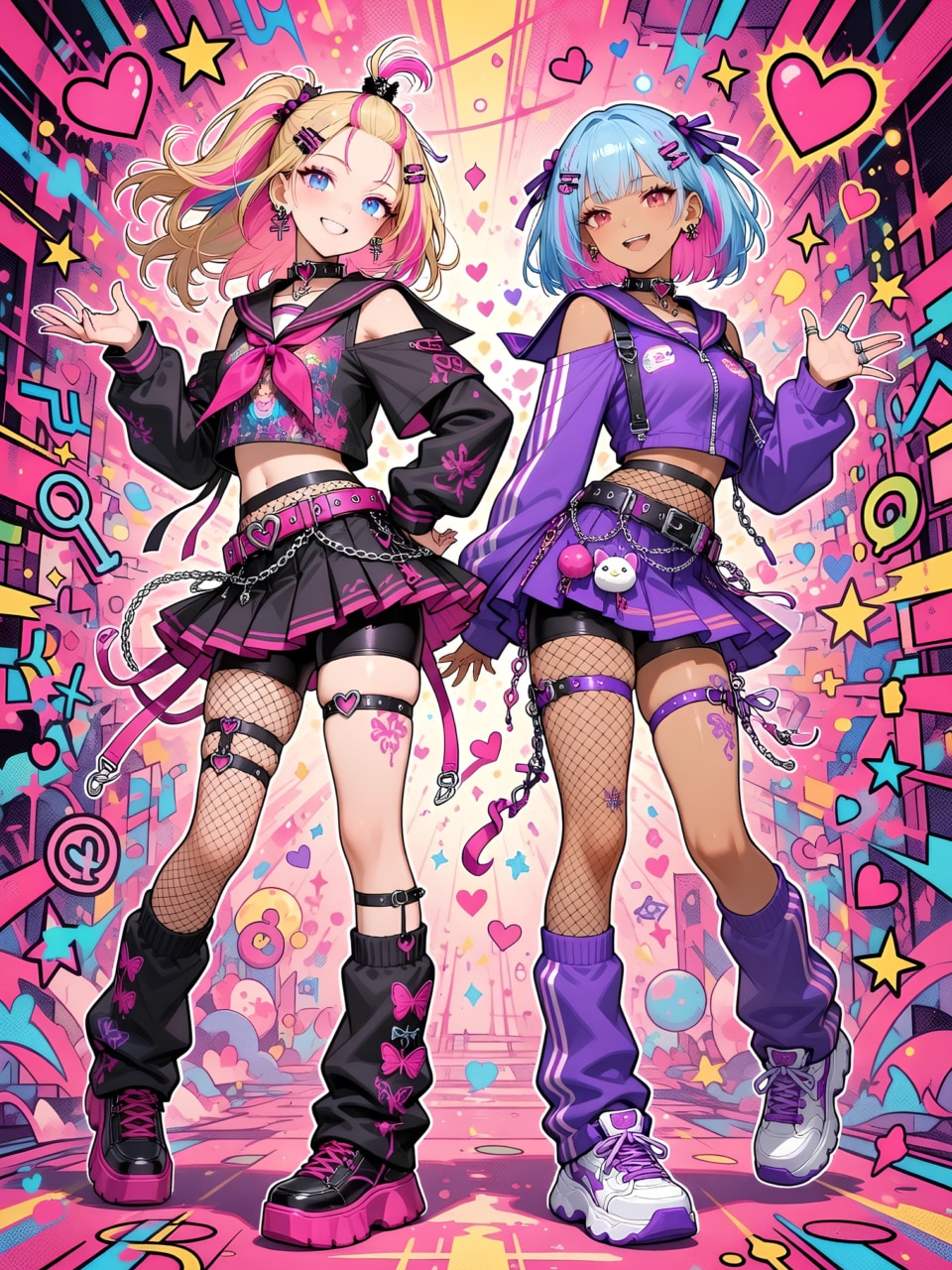 Pop-Rock Besties | の人気AIイラスト・グラビア