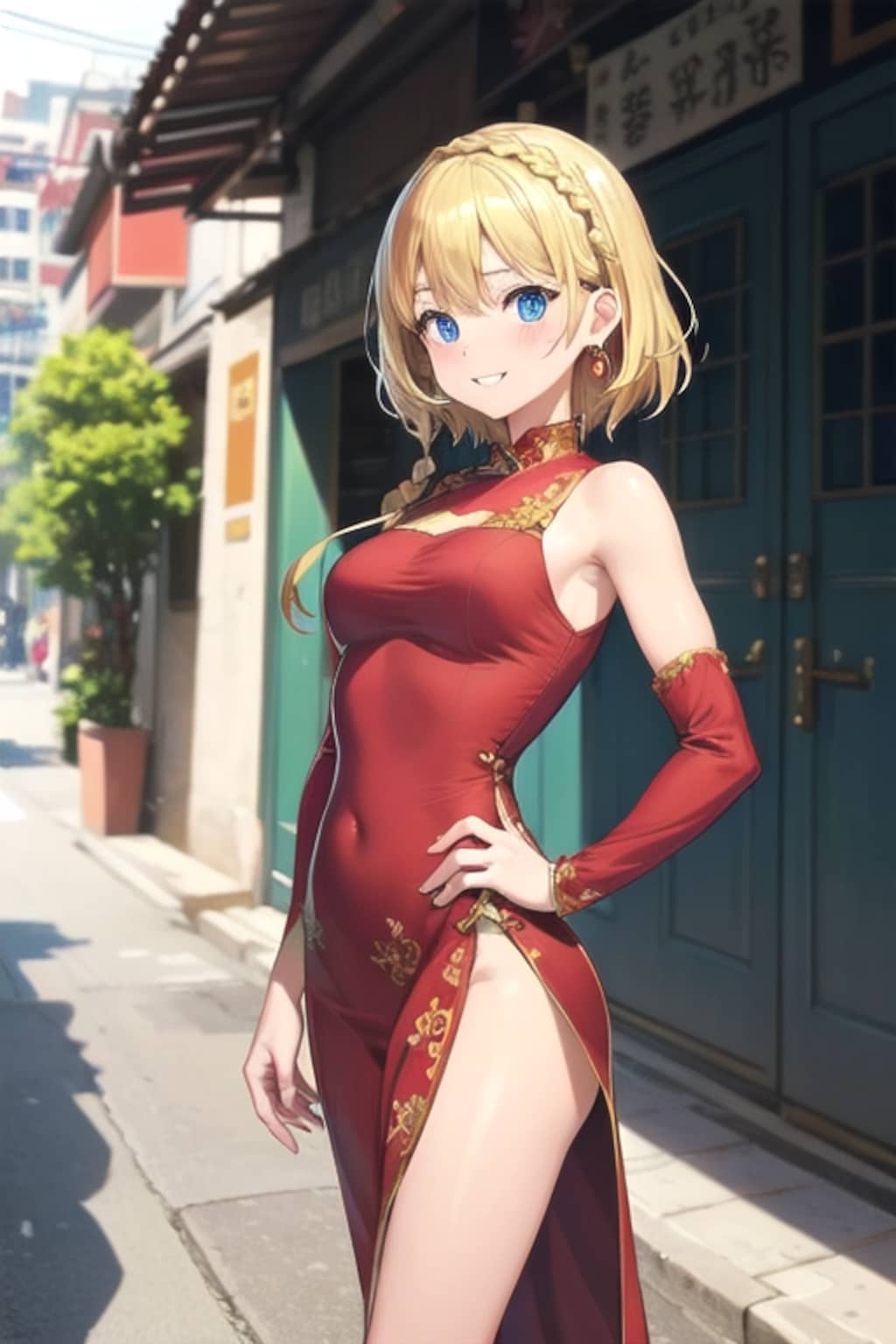 あみこみちゃん（金髪碧眼）