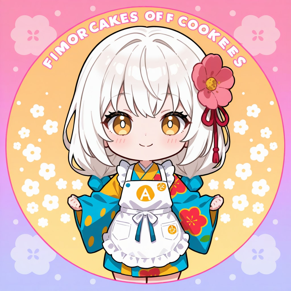 [ステッカー風]フォーチュンクッキー