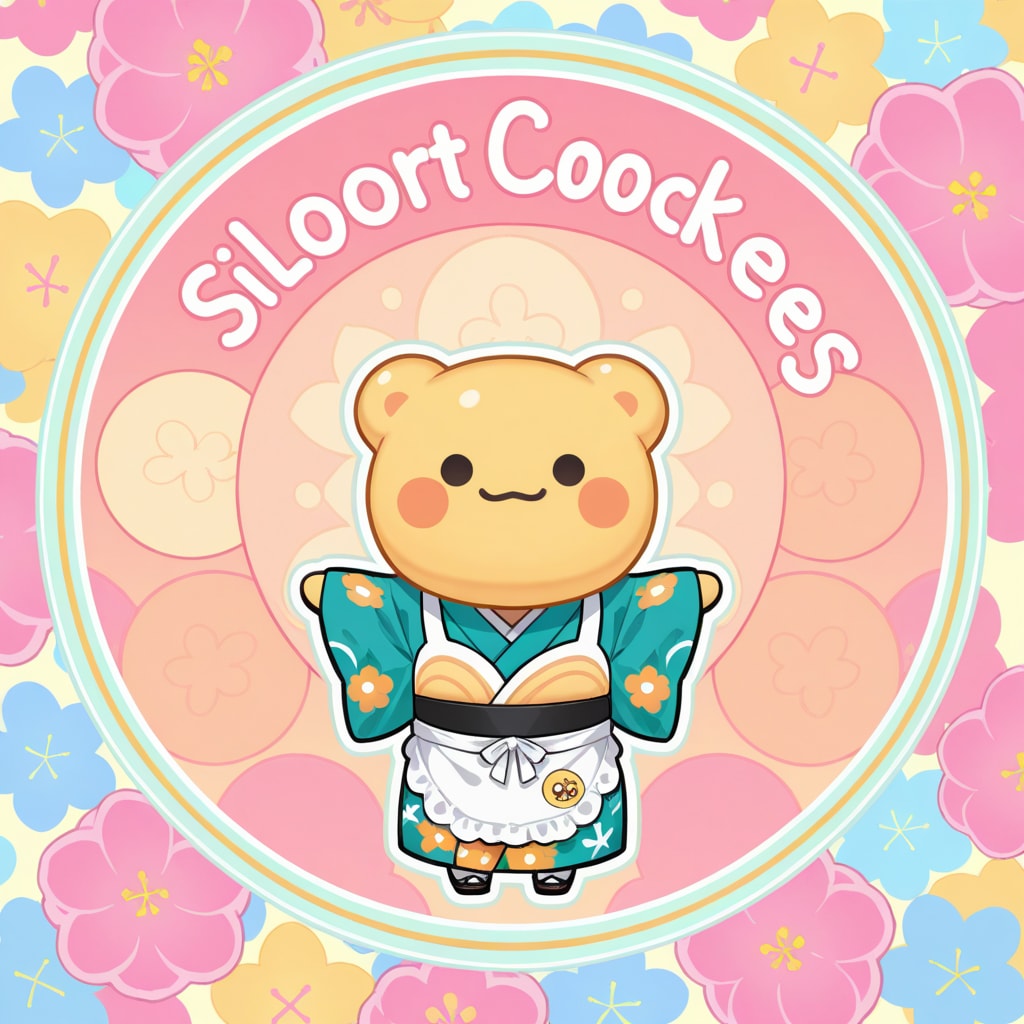 [ステッカー風]フォーチュンクッキー