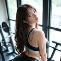 汗だく女子02 4枚目
