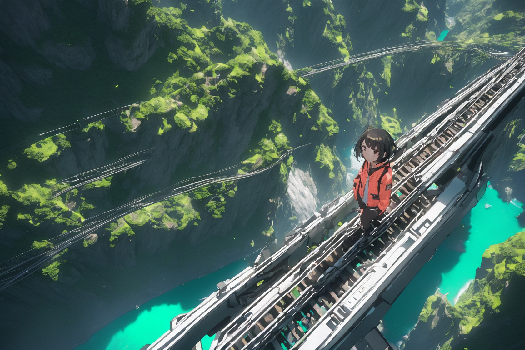 夏76:廃墟鉄道冒険 3枚