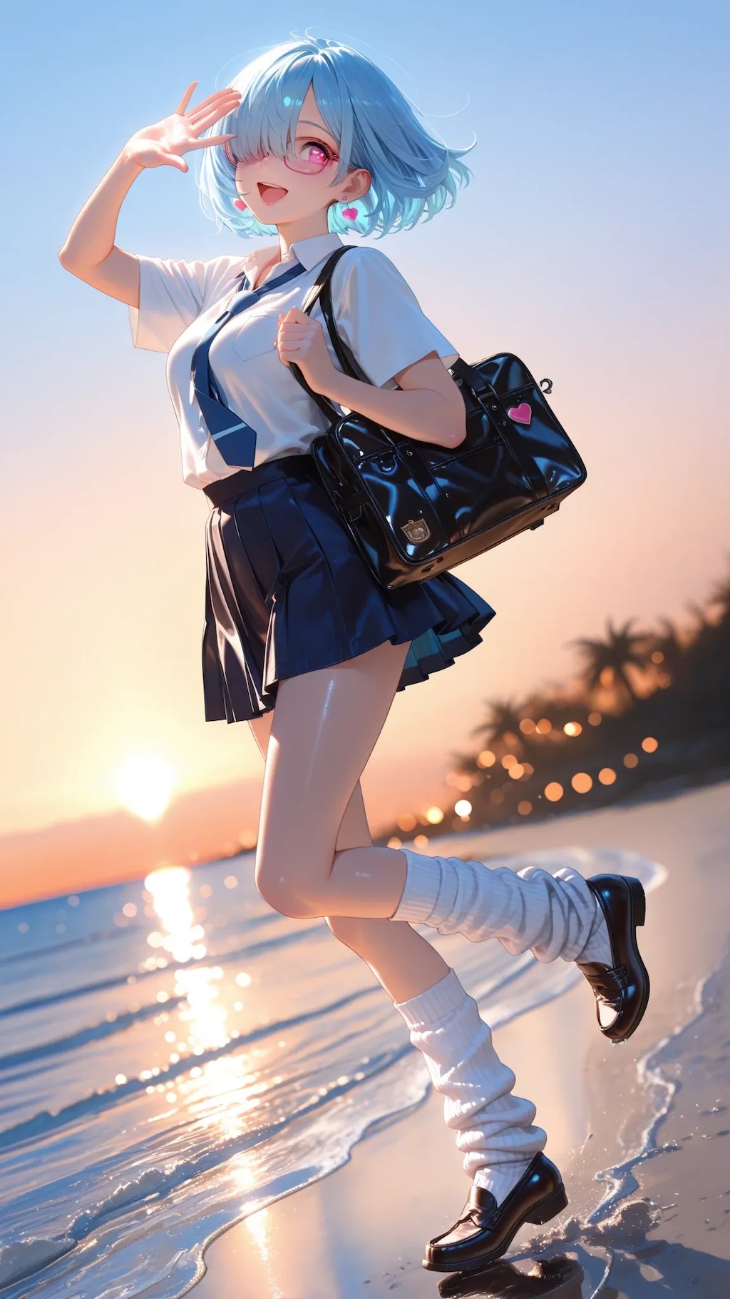 夕暮れ