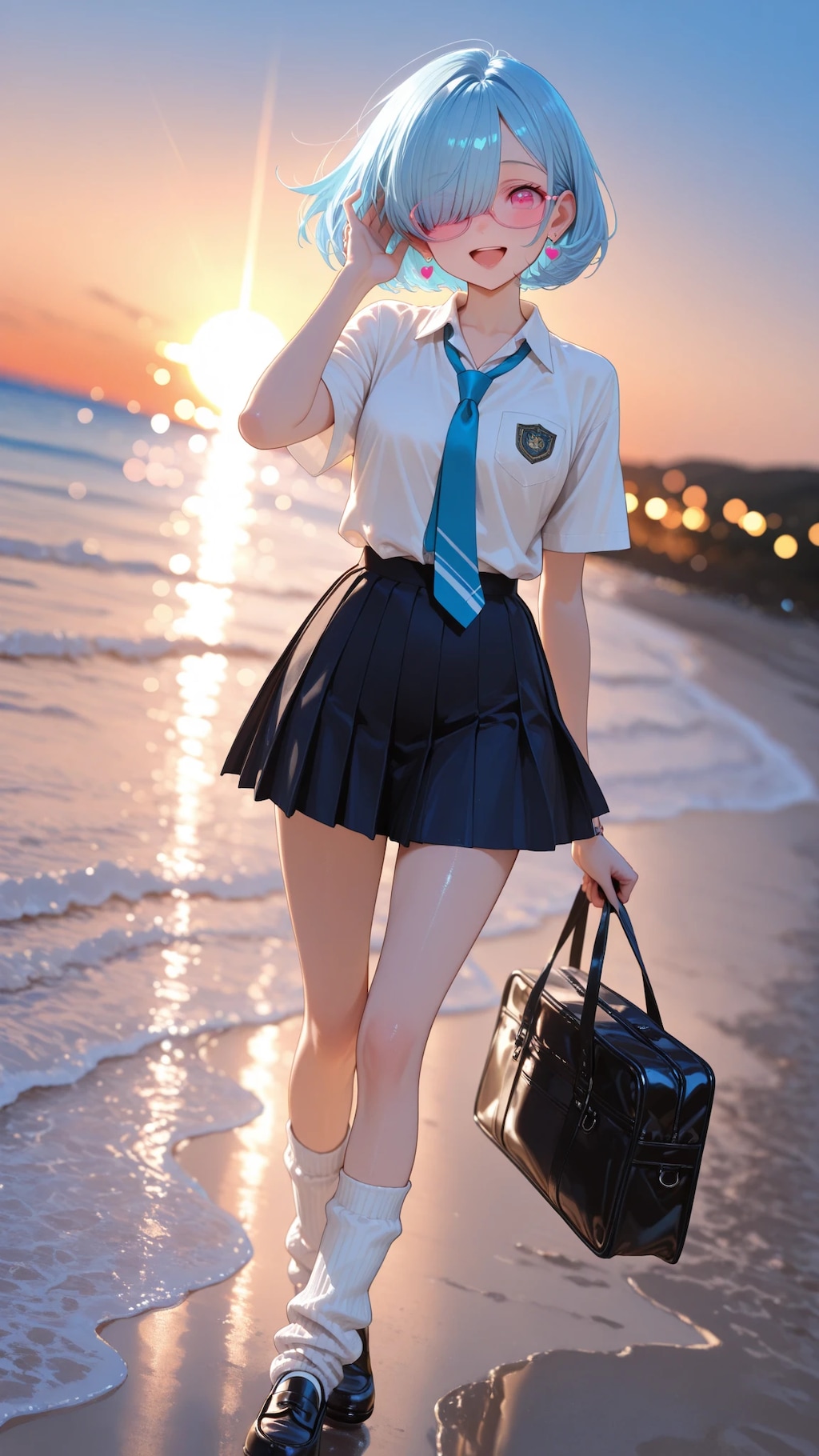 夕暮れ