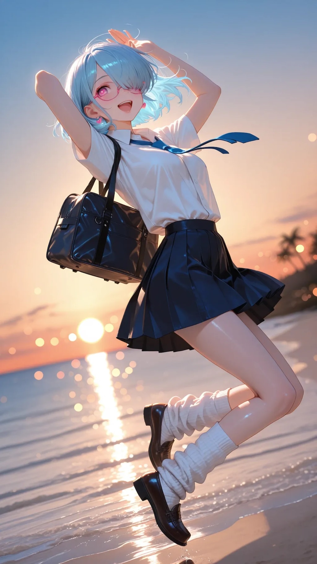 夕暮れ