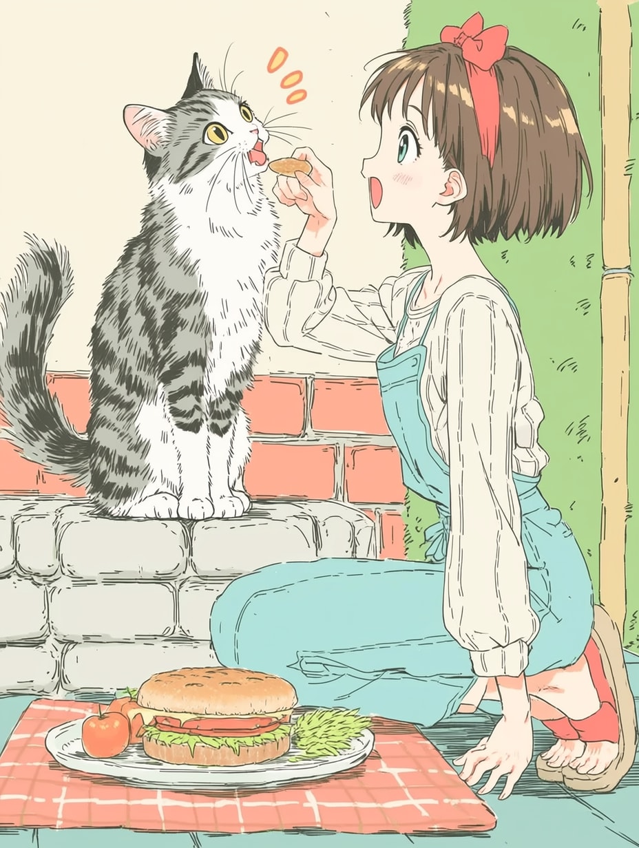 ひとくちあげる。 | の人気AIイラスト・グラビア