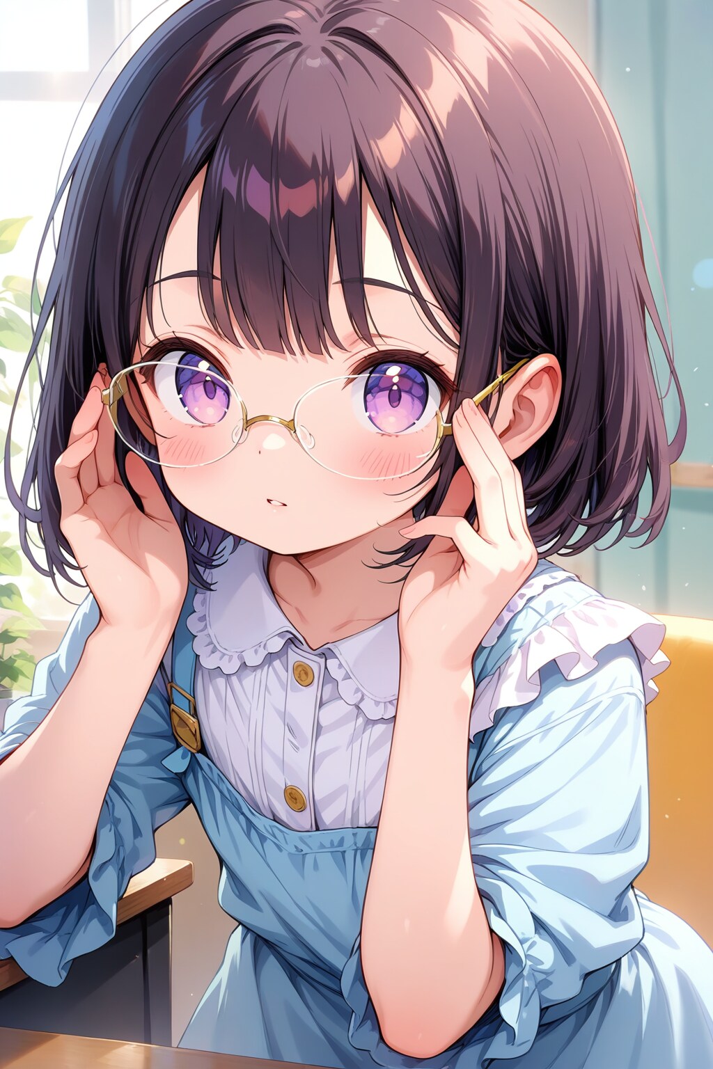 初めてのメガネ　似合ってる…かな？
