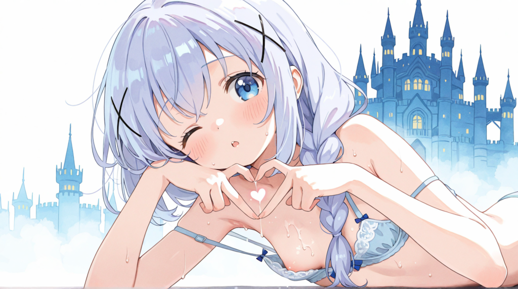 チノちゃんと城と下着！！