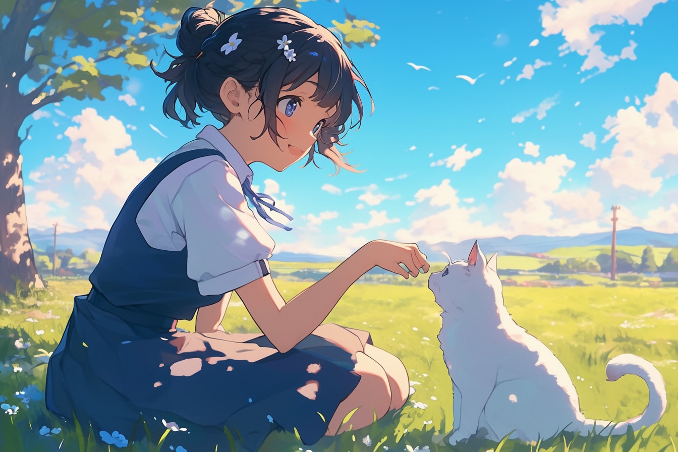 猫🐈とおだんごちゃん🍡✨128 | の人気AIイラスト・グラビア